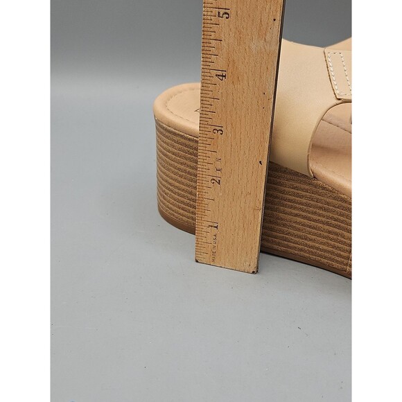 Frye And CO SZ 11 Lylah Wedge Sandal Tan - Picture 10 of 10